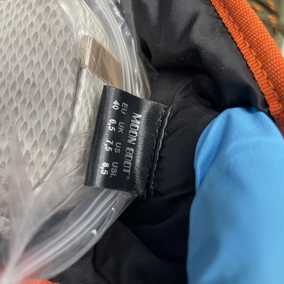 Moon Boot Suede & Nylon Lace-Up Ankle Boots – Men’s 7.5 / Women’s 8.5, Military - Picture 8 of 8